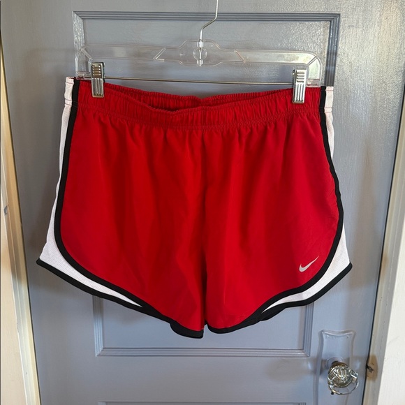 Nike Red and Black Running Shorts - Picture 1 of 3